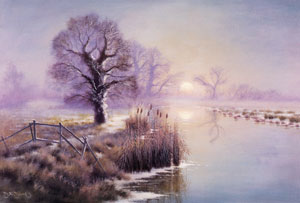 One of the many gorgeous prints of the Norfolk Broads by David F Dane available to buy from this website